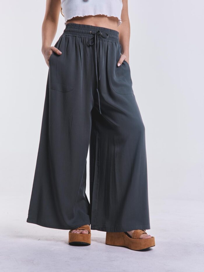 Pantalon Tencel Verde