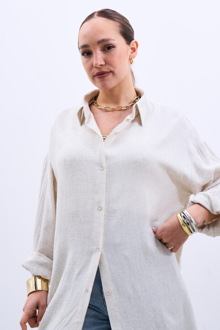 Camisa Despertar Beige - Imagen 2
