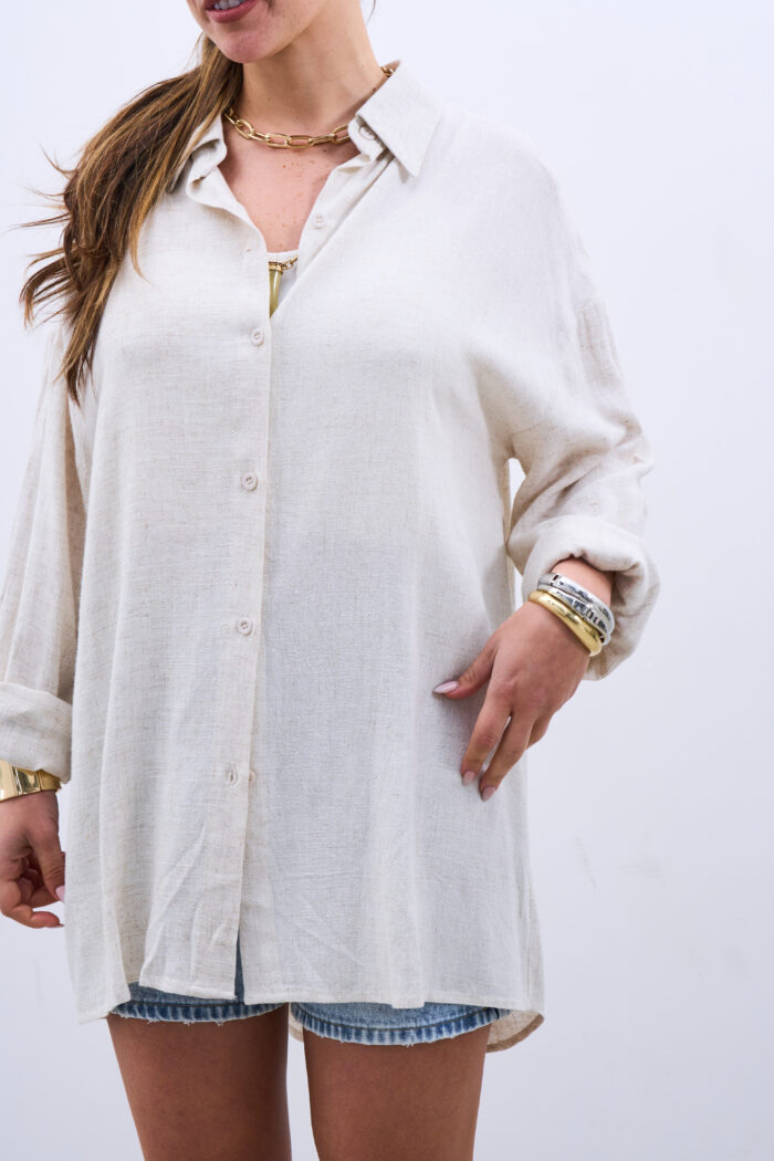 Camisa Despertar Beige - Imagen 5