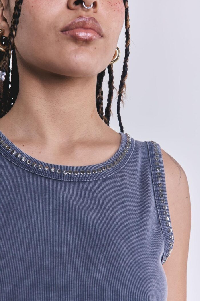 Musculosa One Acid Gris - Imagen 3