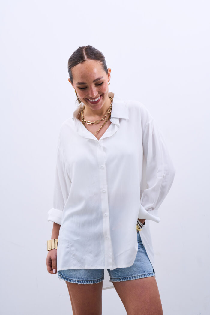 Camisa Lisa Blanco - Imagen 2