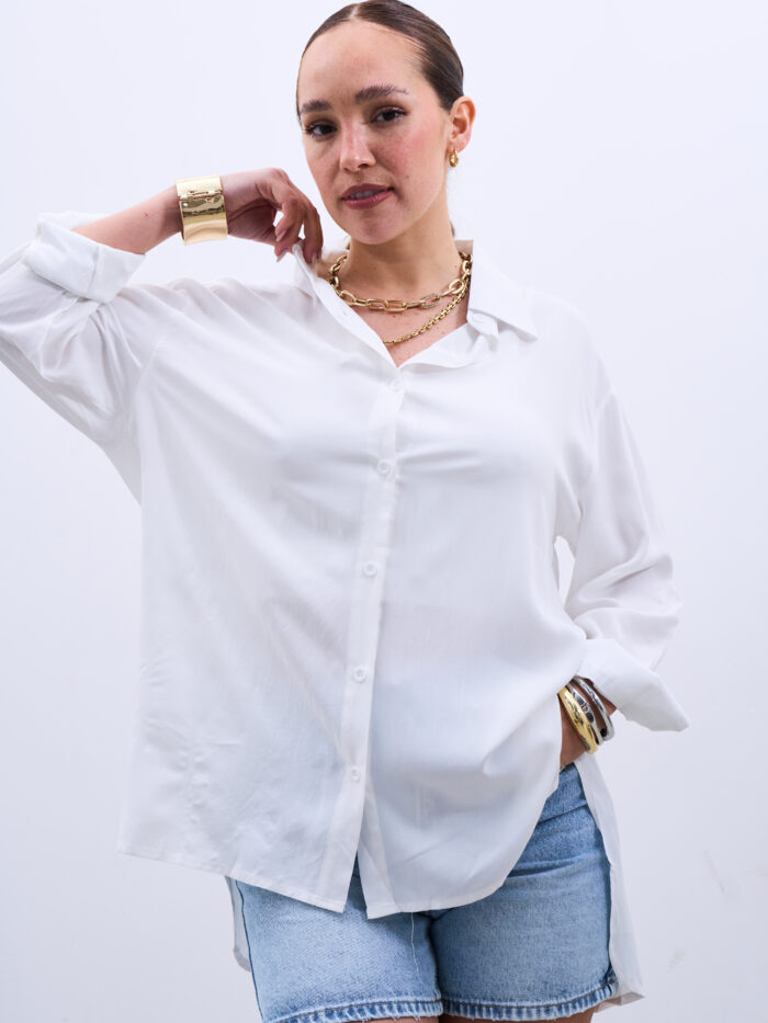 Camisa Lisa Blanco