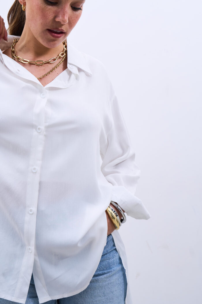 Camisa Lisa Blanco - Imagen 6