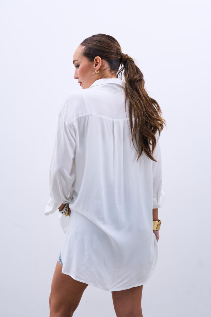 Camisa Lisa Blanco - Imagen 4
