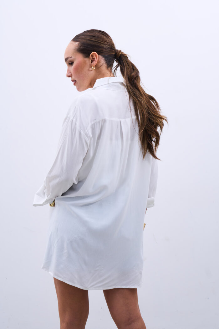 Camisa Lisa Blanco - Imagen 5