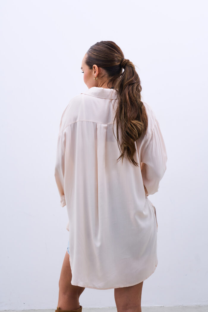 Camisa Lisa Beige - Imagen 6