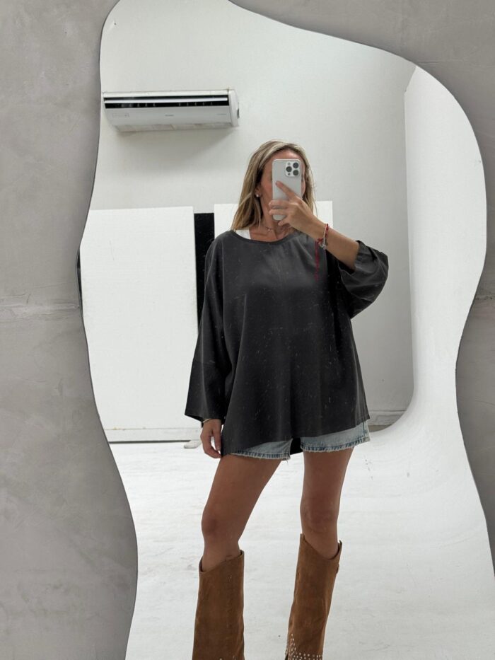 Remeron tencel verde