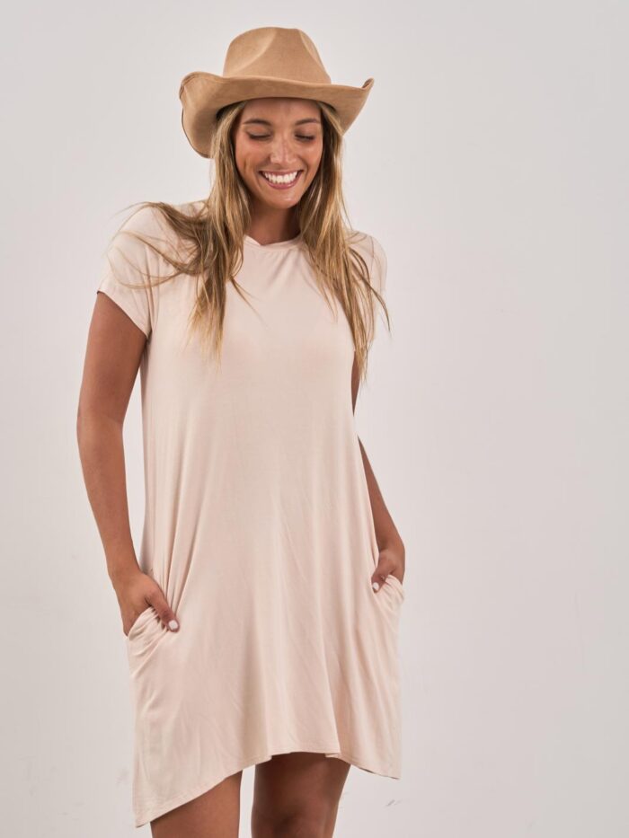 Vestido Modal Beige