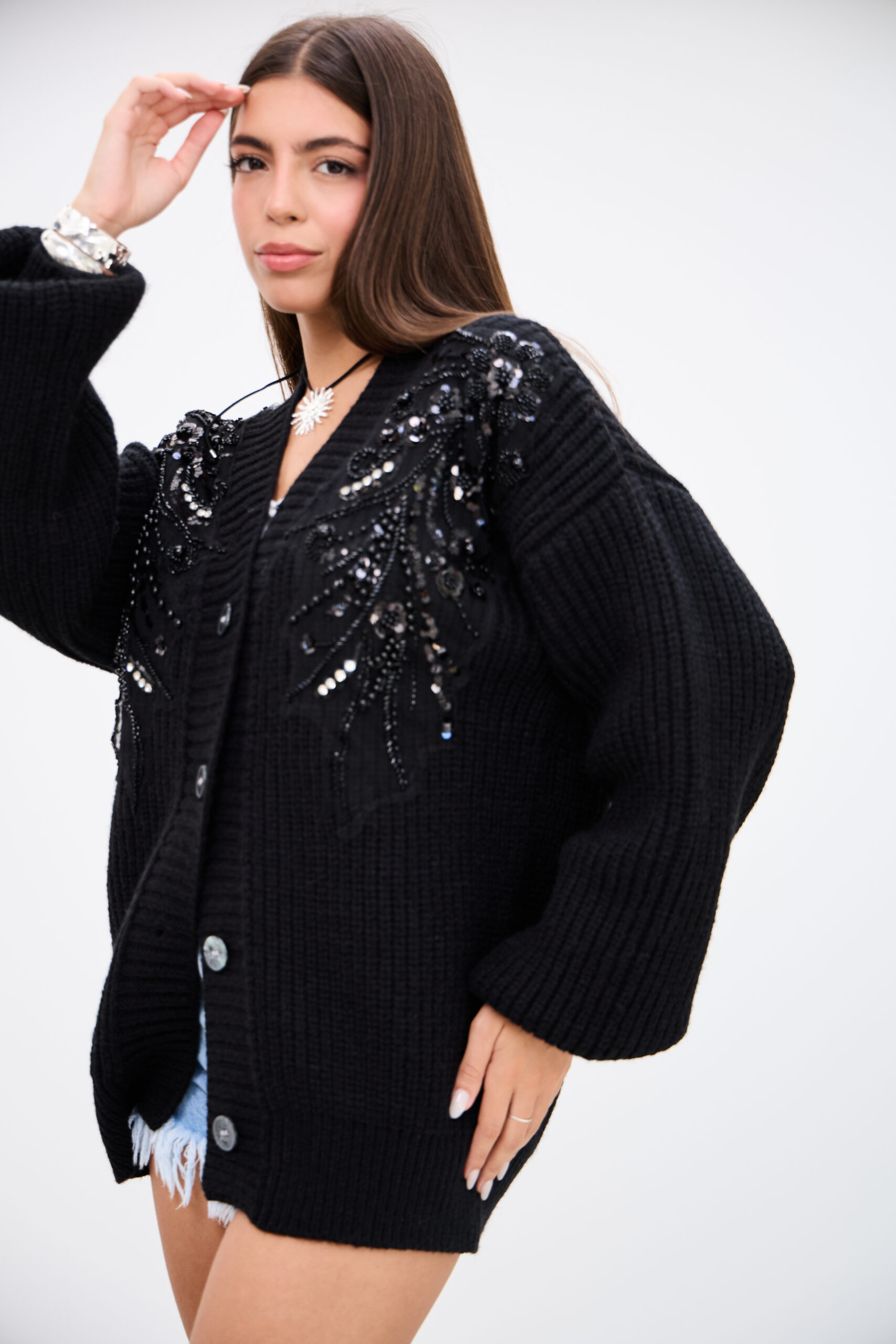 Saco Euforia Negro L26-3373 - Imagen 2