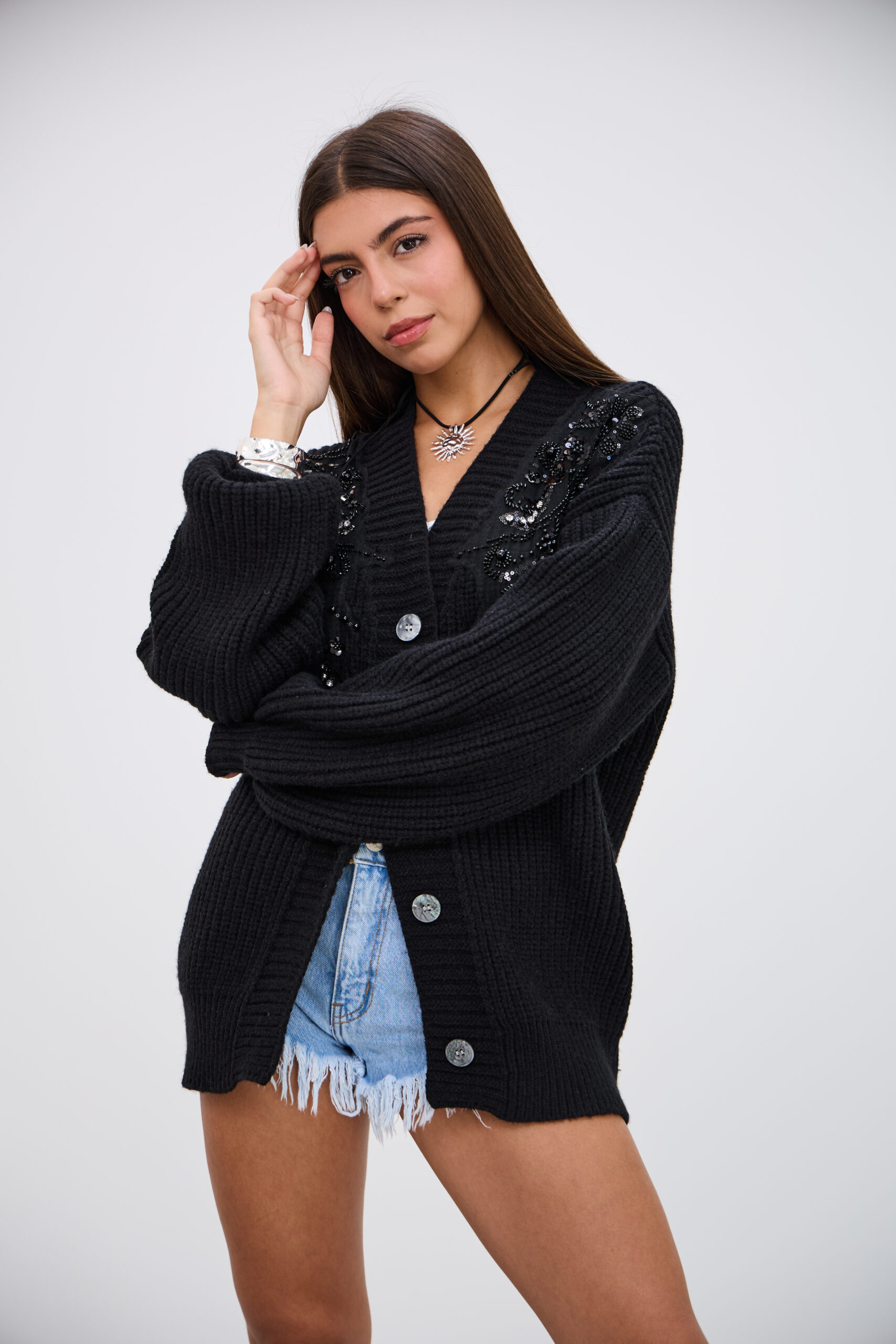 Saco Euforia Negro L26-3373 - Imagen 6