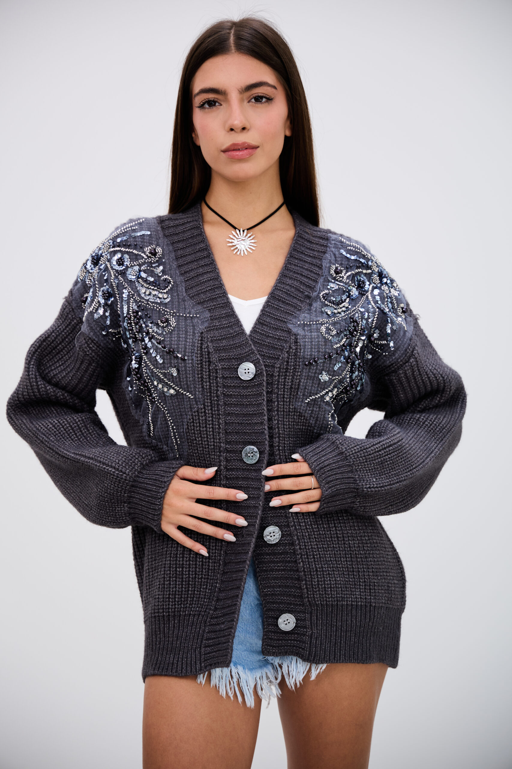 Saco Euforia Gris L26-3373