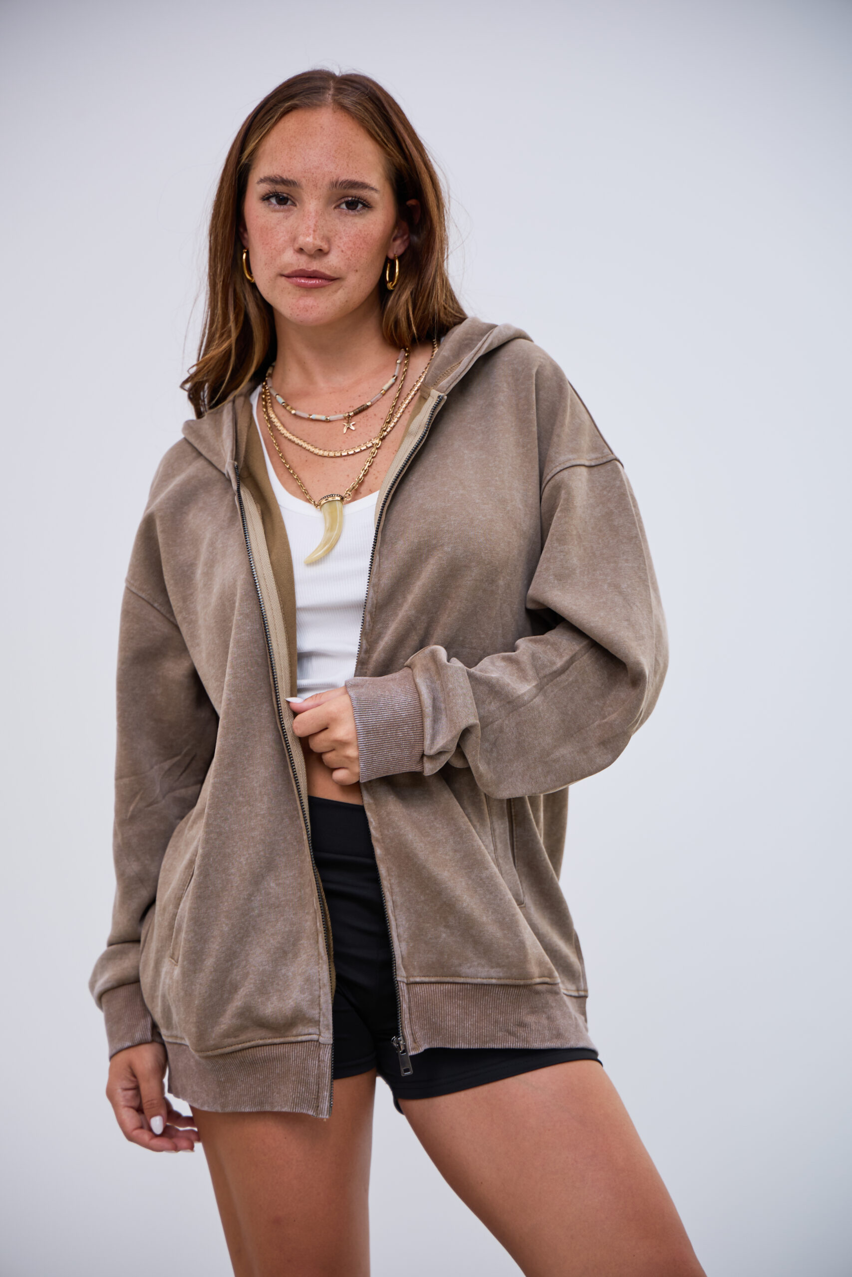 Cardigan Adictivo Beige L26-3377 - Imagen 3