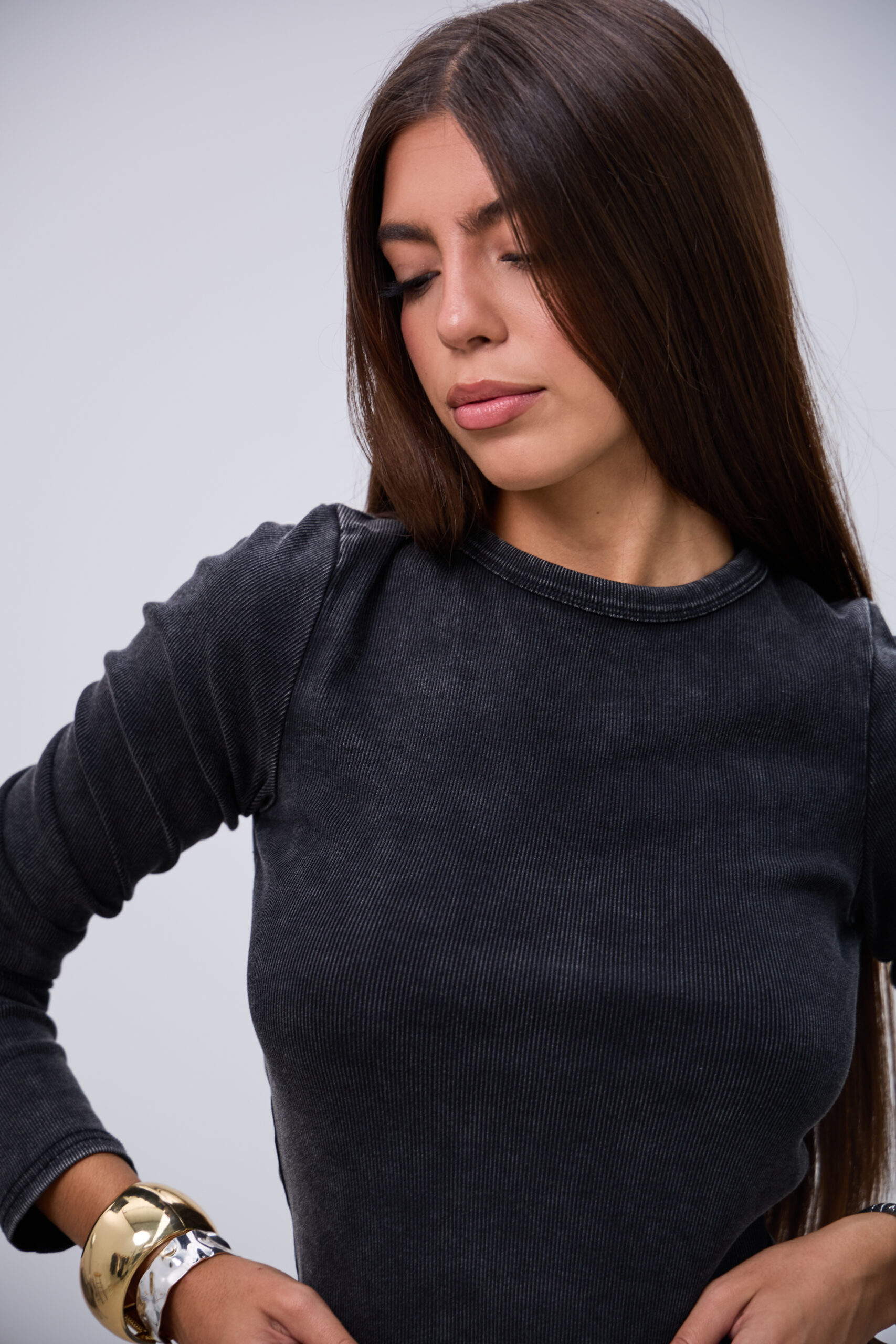 Remera Magnetica Negro L26-3308