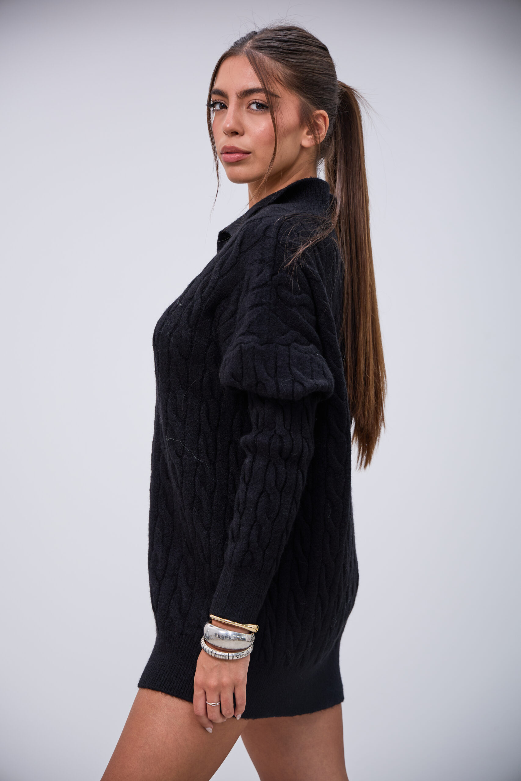 Sweater Subidon Negro L26-3370 - Imagen 2