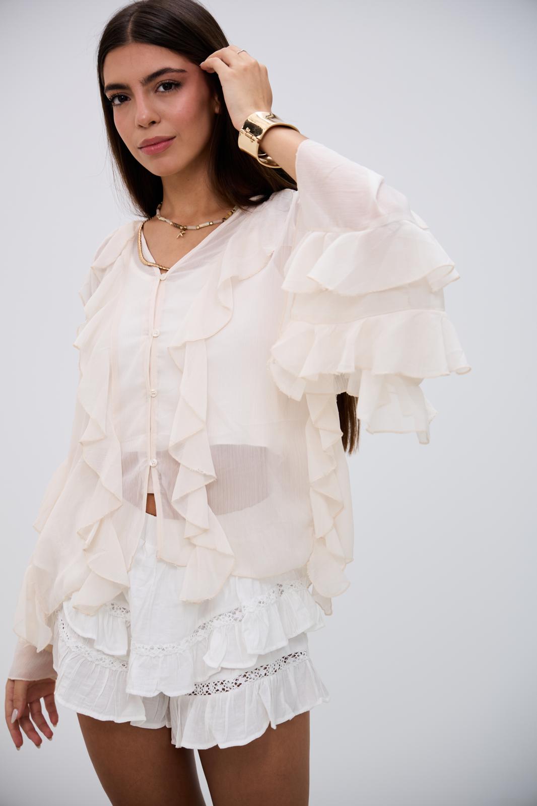 Blusa Delirio Cruda L26-3314 - Imagen 2