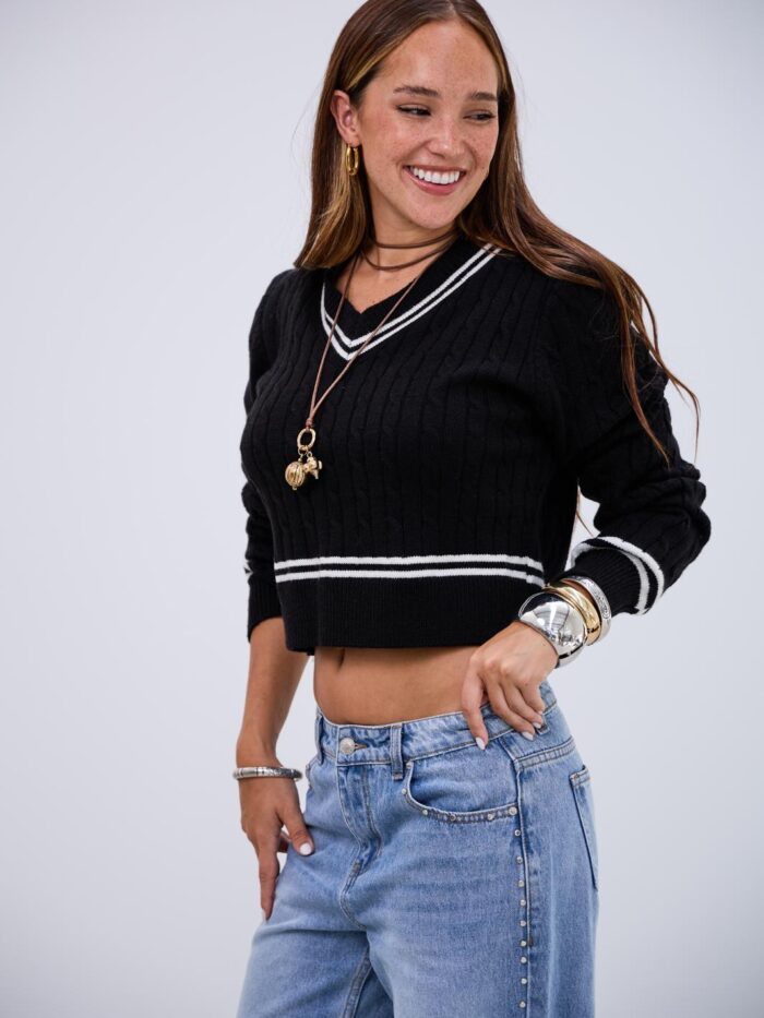 Sweater Deseo Negro L26-3363
