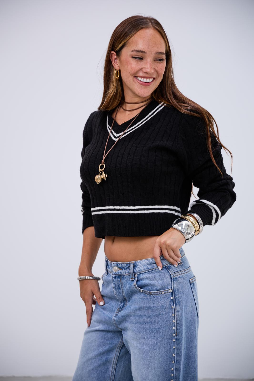 Sweater Deseo Negro L26-3363