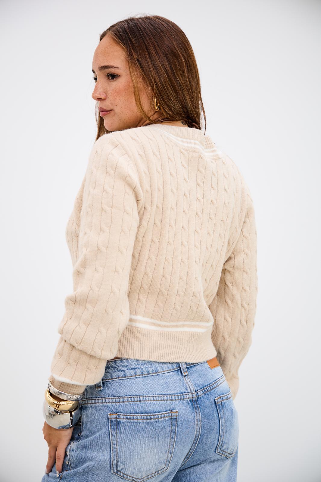 Sweater Deseo Beige L26-3363 - Imagen 5