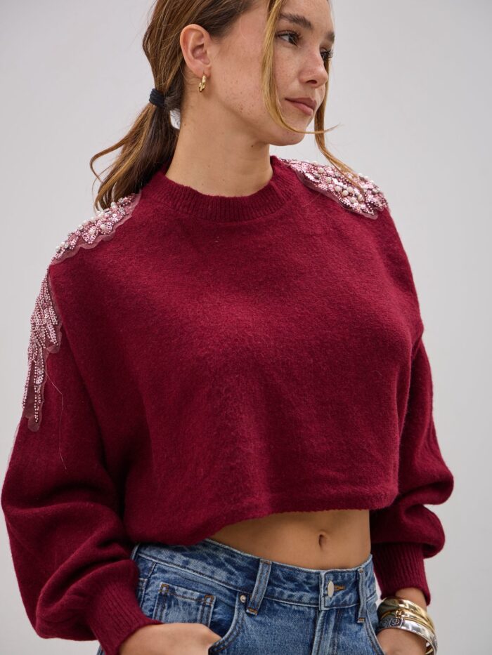 Sweater Rapsodia Bordeaux L26-3356