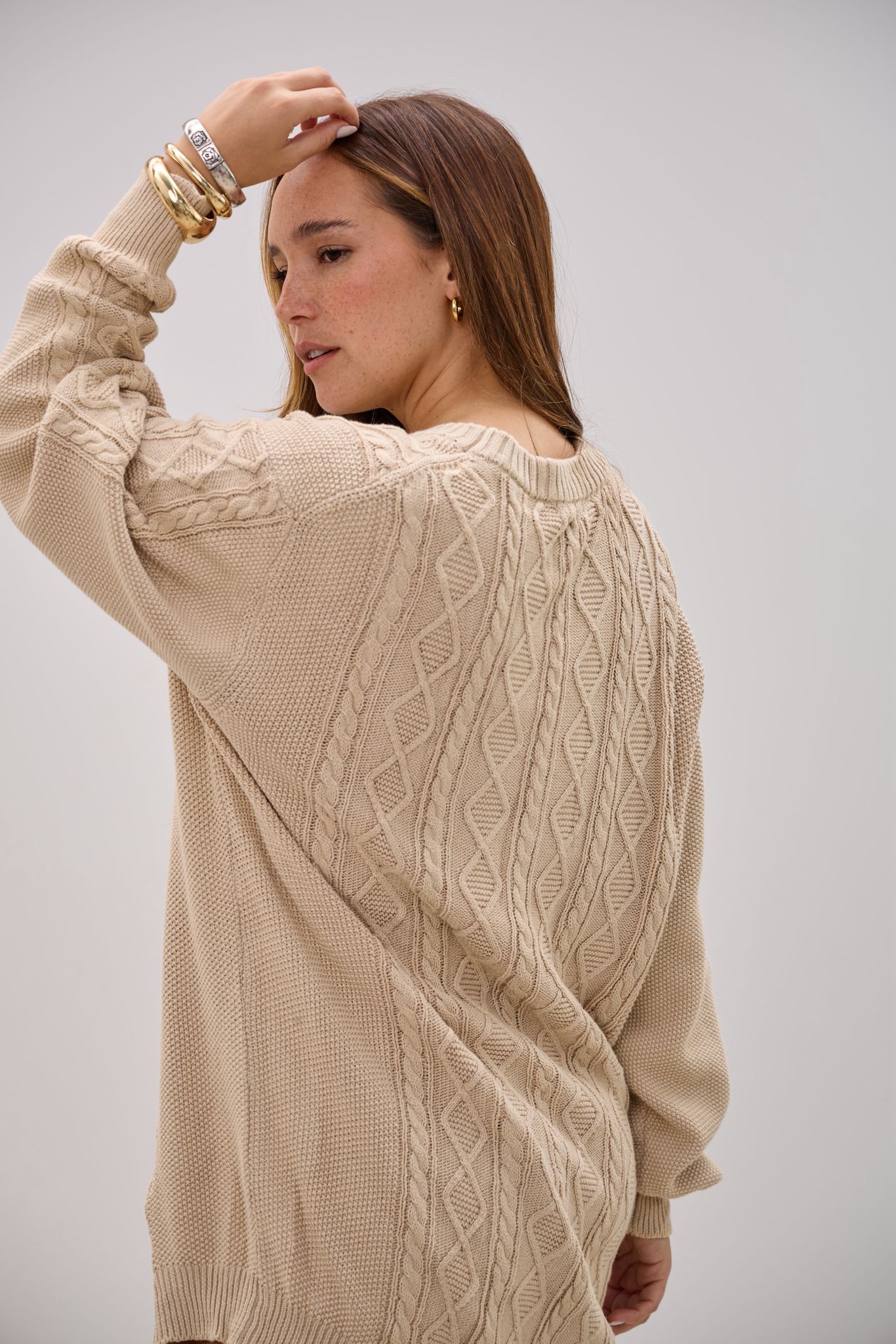Sweater Instinto Beige L26-3366 - Imagen 6