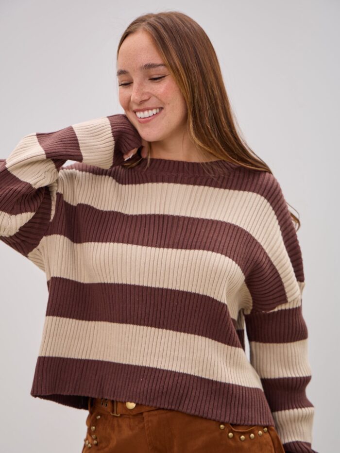 Sweater Dopamina Marron L26-3369