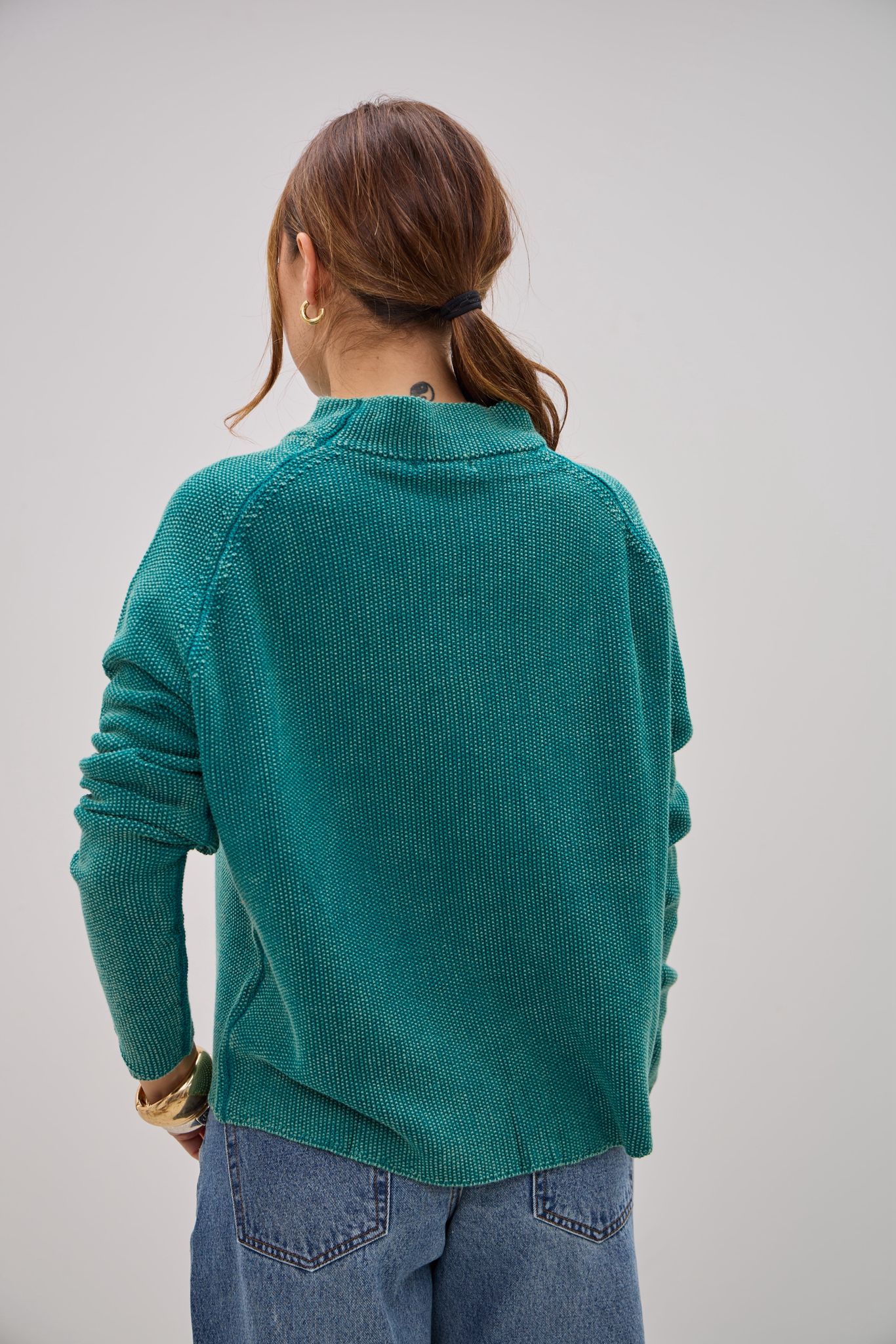 Sweater Frecuencia Verde L26-3367 - Imagen 4
