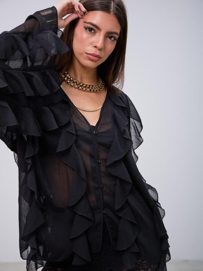 Blusa Delirio Negra L26-3314