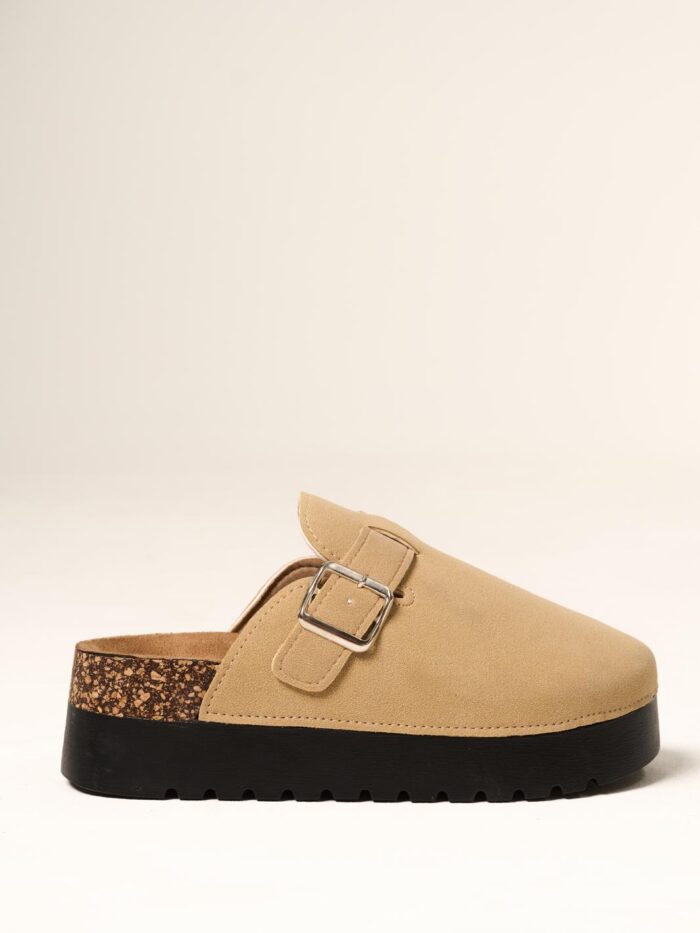 Zueco Alto Beige   YY-01