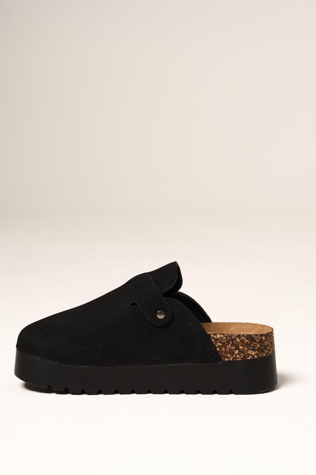 Zueco Alto Negro YY-01 - Imagen 2