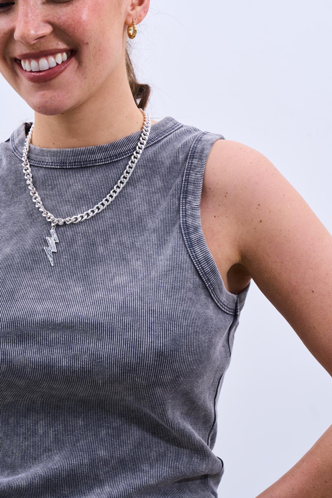 Musculosa Acid Gris L26-3309 - Imagen 3