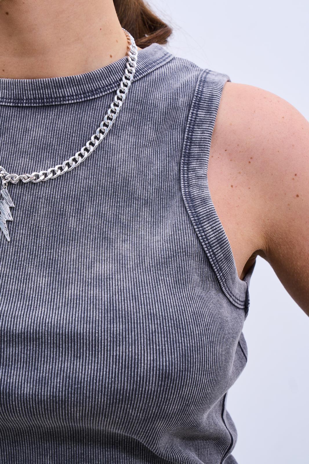 Musculosa Acid Gris L26-3309 - Imagen 4