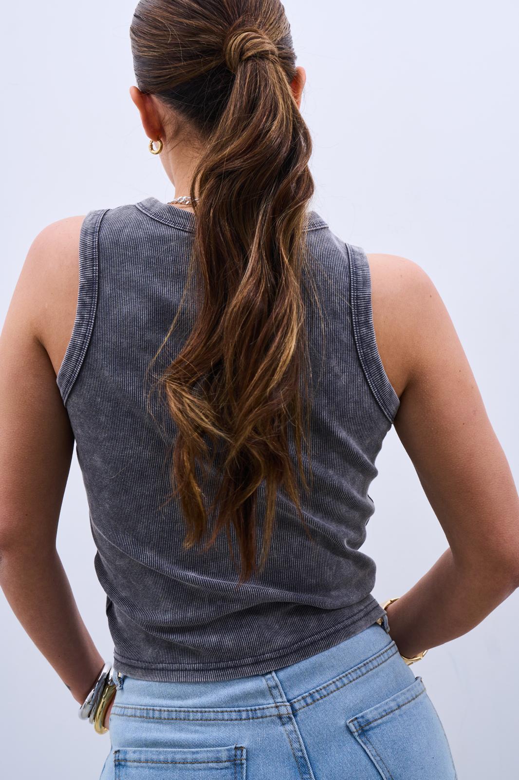 Musculosa Acid Gris L26-3309 - Imagen 5