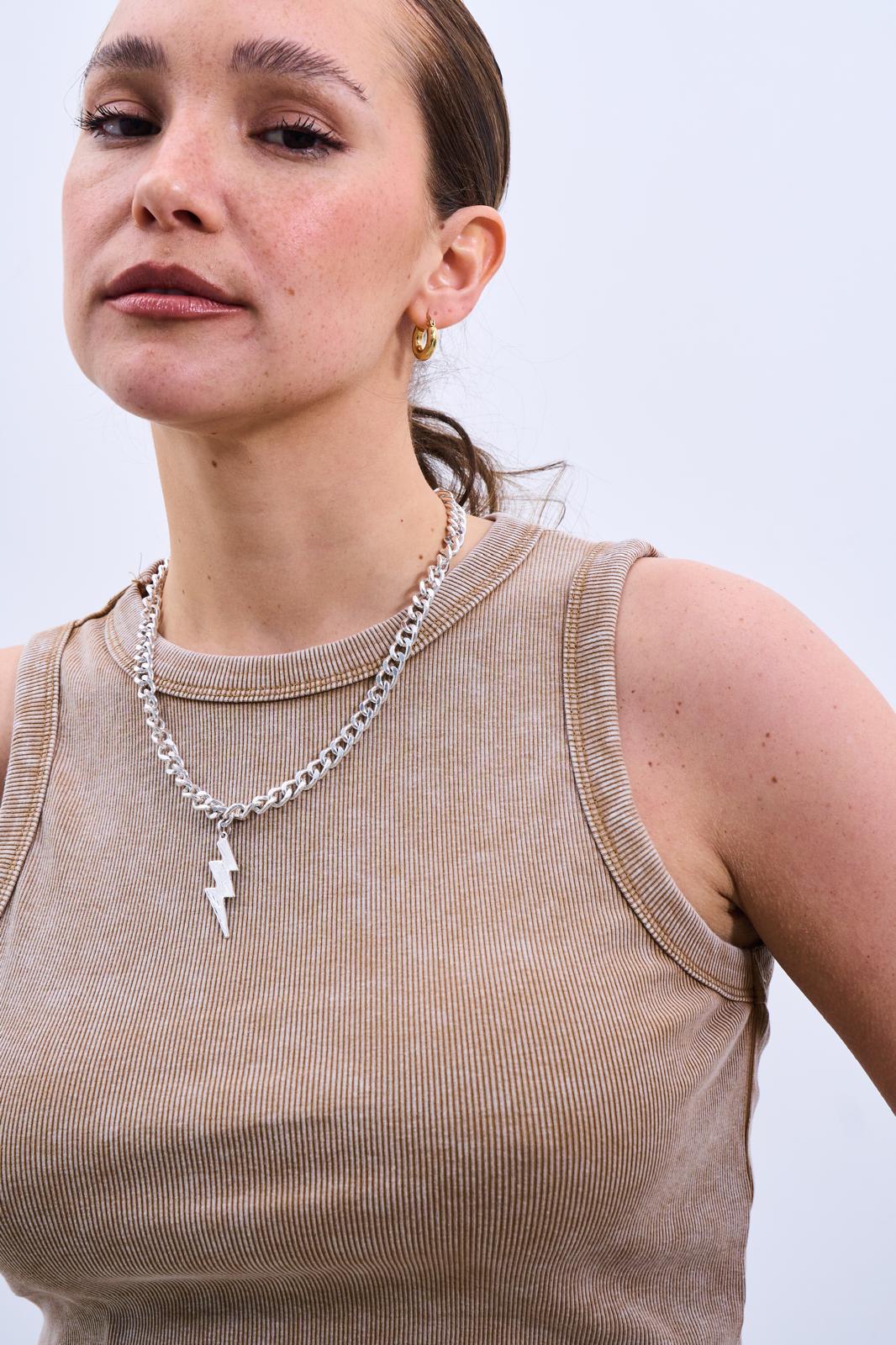 Musculosa Acid Beige L26-3309 - Imagen 2