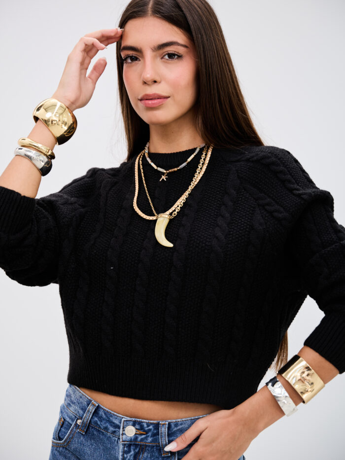 Sweater Momento Negro L26-3362