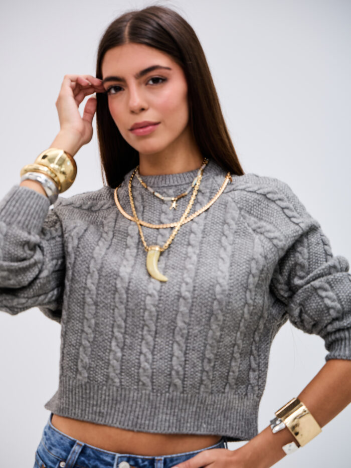 Sweater Momento Gris L26-3362