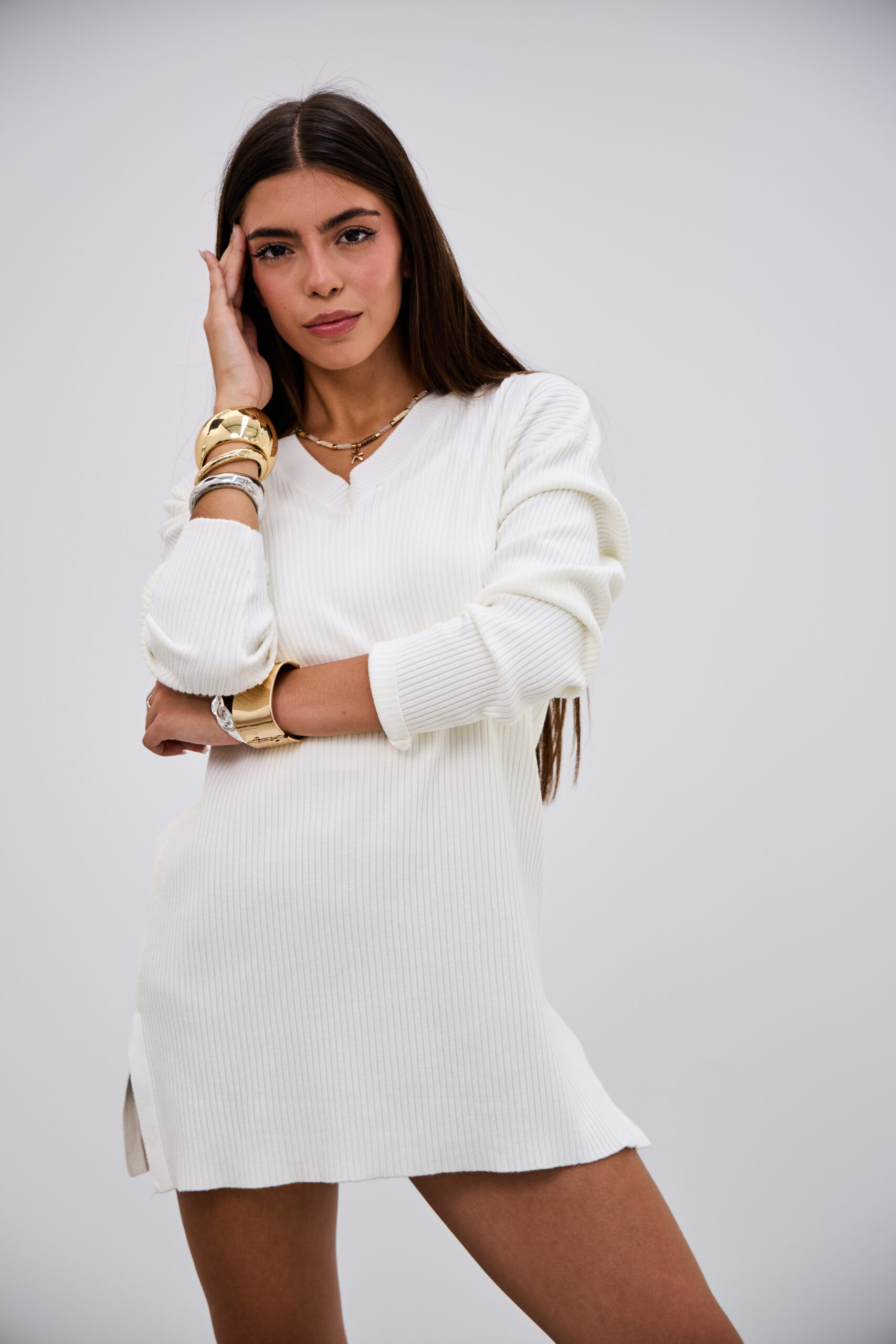 Sweater Dosis Blanco L26-3358