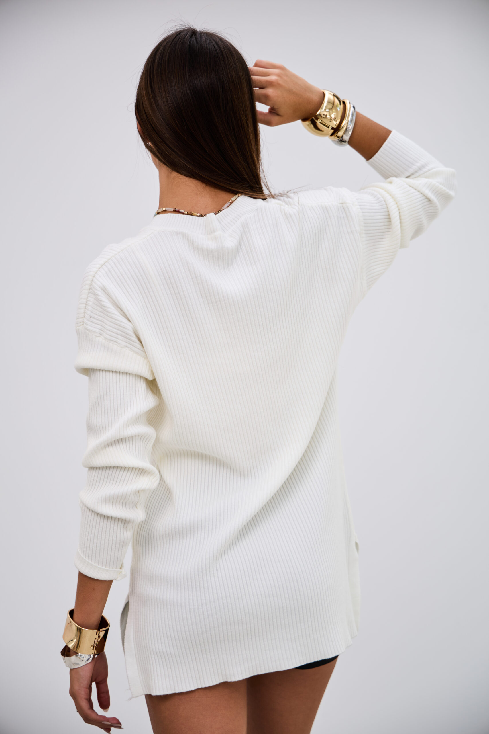 Sweater Dosis Blanco L26-3358 - Imagen 5