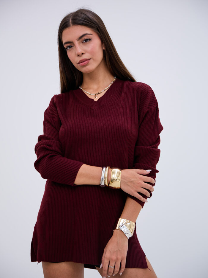 Sweater Dosis Bordeaux L26-3358