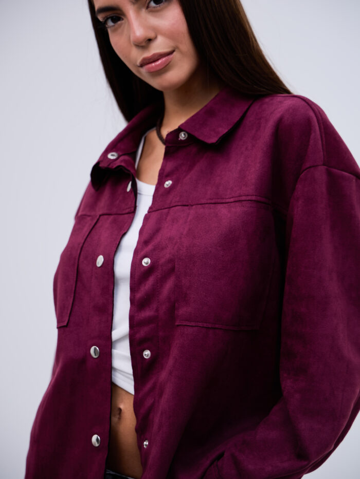 Sobrecamisa Gamuza Violeta L26-3317