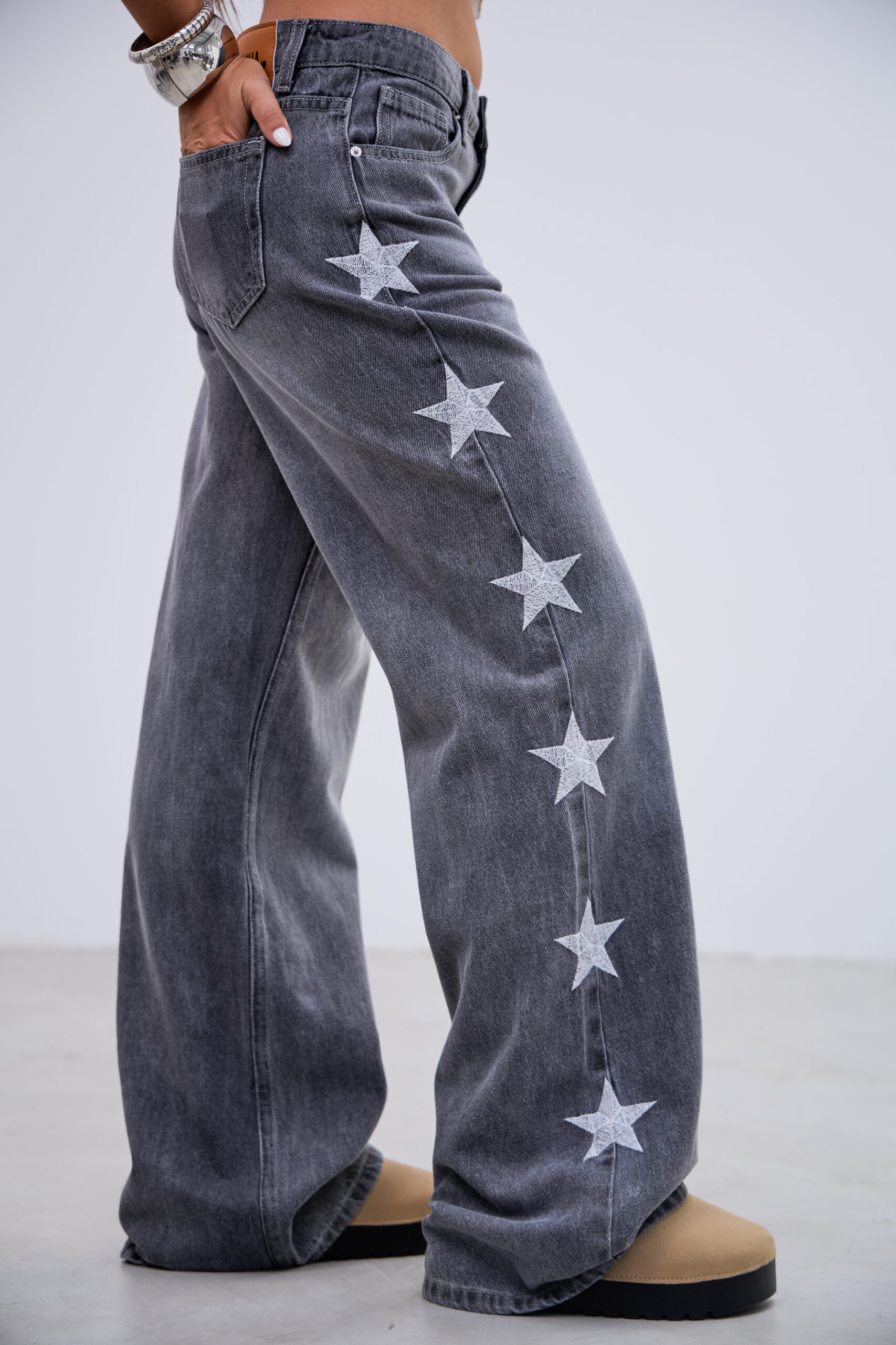 Denim Estrellas Gris R14 - Imagen 2