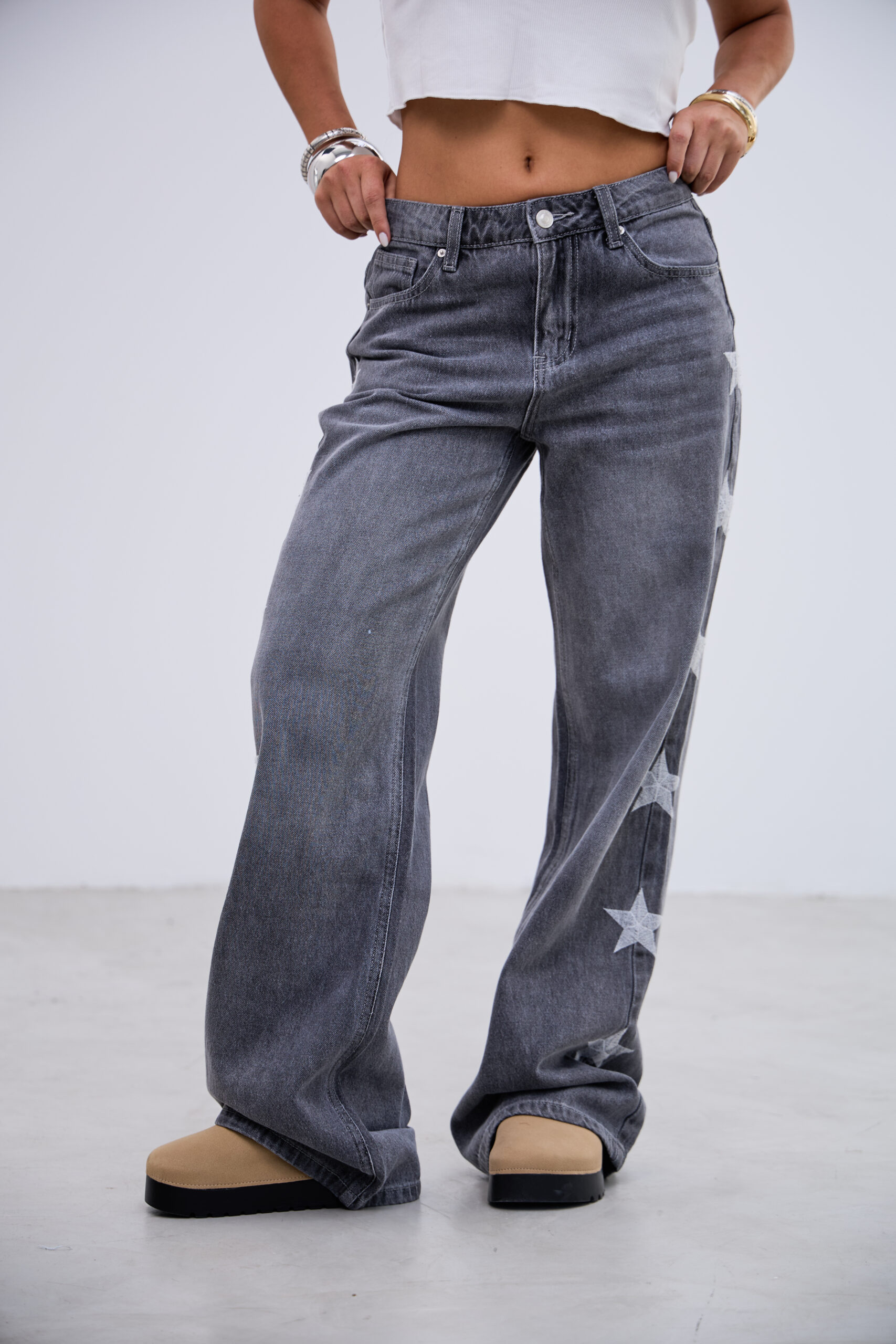 Denim Estrellas Gris R14